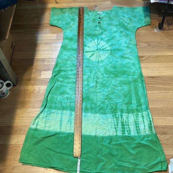 NWT boho tie dye cotton dress by Eternia St. Patricks Day - Picture 6 of 11